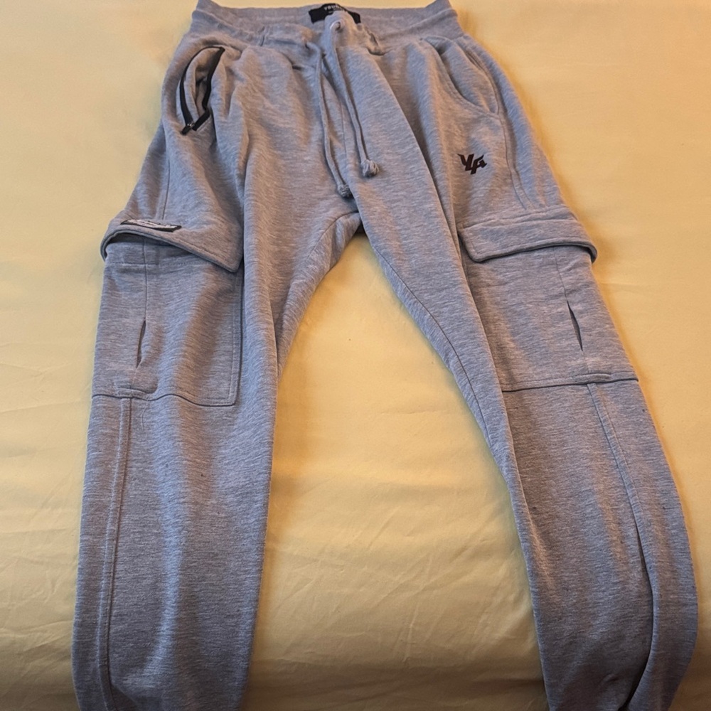 YoungLA Light Gray Joggers with Pockets